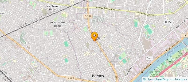 localisation de l'entreprise MADAME MARIE LENIA  BEZONS