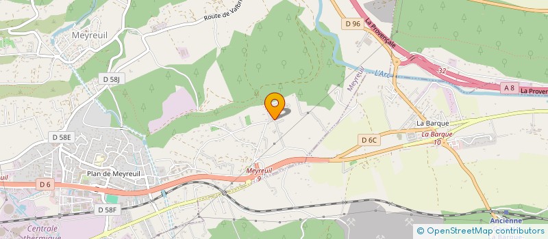 localisation de l'entreprise MADAME MARIE LENOIR  MEYREUIL