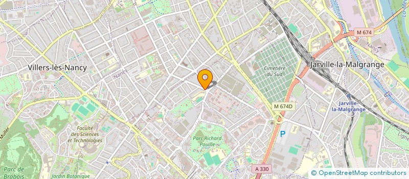 localisation de l'entreprise MADAME MARIE LEONARD  VANDUVRE-LES-NANCY