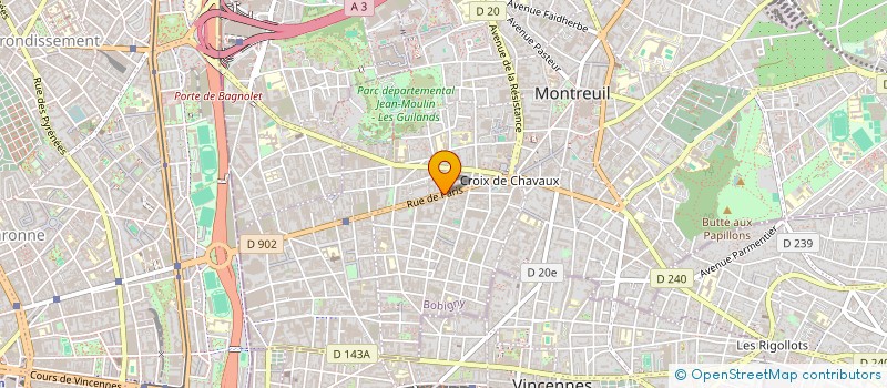 localisation de l'entreprise MADAME MARIE-LEONTINE DACKO à MONTREUIL