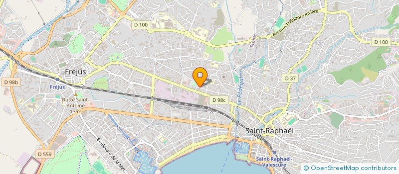 localisation de l'entreprise MADAME MARIE LEPEINTRE à FREJUS