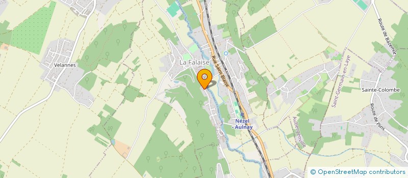 localisation de l'entreprise MADAME MARIE LEPELLETIER  LA FALAISE