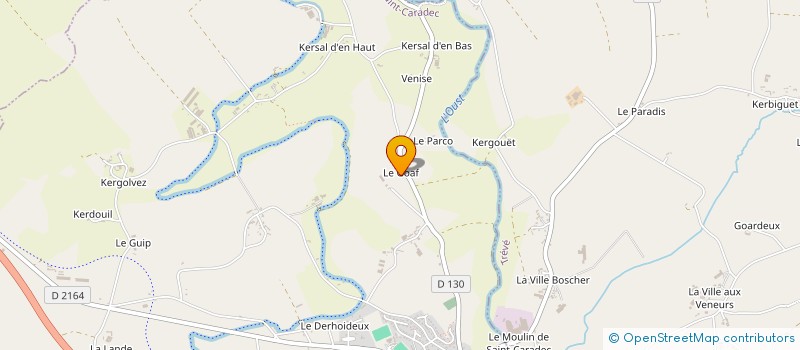 localisation de l'entreprise MADAME MARIE LEPELTIER  SAINT-CARADEC