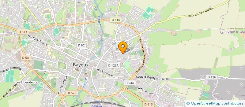 localisation de l'entreprise MADAME MARIE LEPELTIER  SAINT-VIGOR-LE-GRAND