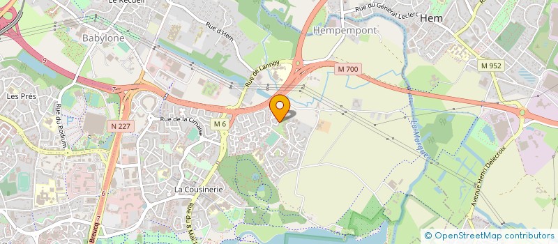 localisation de l'entreprise MADAME MARIE LEPLAT  VILLENEUVE-D'ASCQ