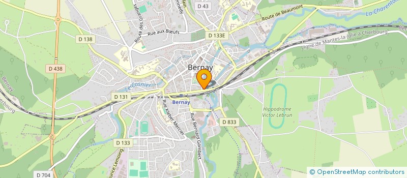 localisation de l'entreprise MADAME MARIE LEPRETRE à BERNAY
