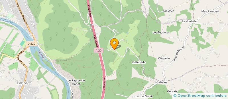localisation de l'entreprise MADAME MARIE LERCH à SOUILLAC