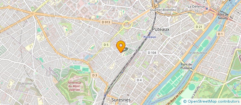 localisation de l'entreprise MADAME MARIE LEREBOURS PIGEONNIERE à SURESNES