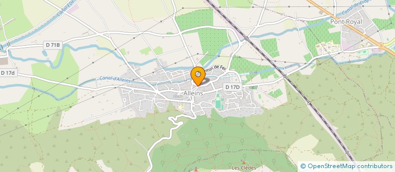 localisation de l'entreprise MADAME MARIE LEREU  ALLEINS