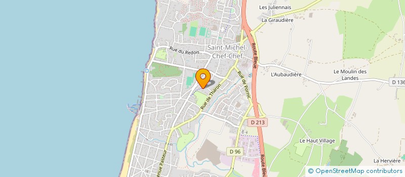 localisation de l'entreprise MADAME MARIE LEROUX  SAINT-MICHEL-CHEF-CHEF