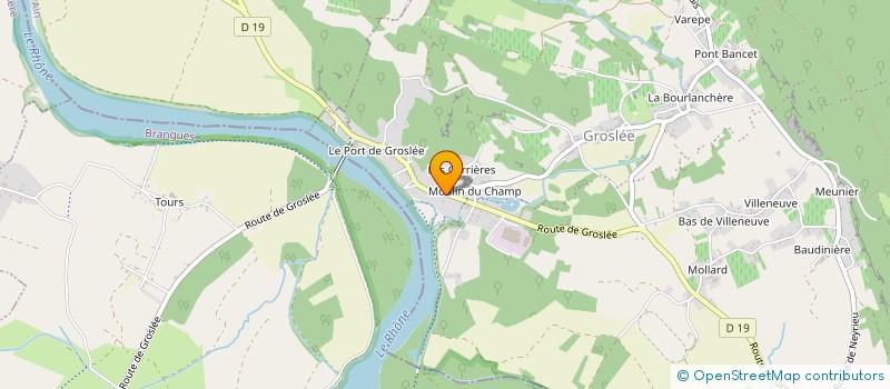 localisation de l'entreprise MADAME MARIE LEROUX  GROSLEE-SAINT-BENOIT