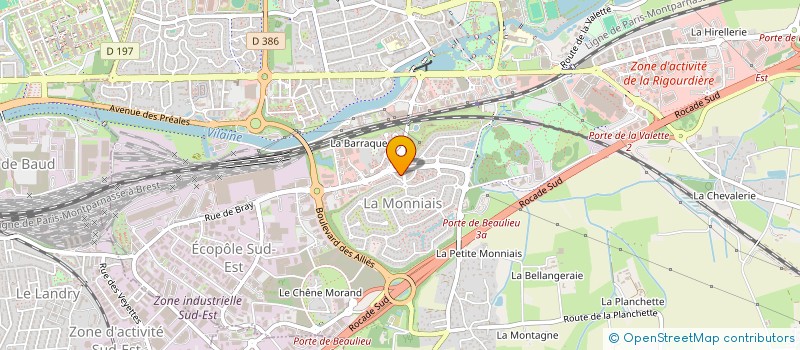 localisation de l'entreprise MADAME MARIE LEROUX  CESSON-SEVIGNE