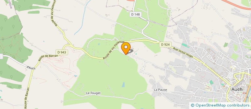 localisation de l'entreprise MADAME MARIE LEROY  AUCH