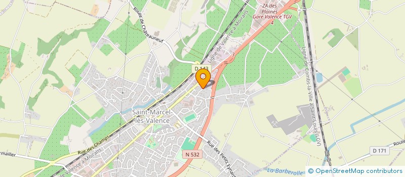 localisation de l'entreprise MADAME MARIE LEROY à SAINT-MARCEL-LES-VALENCE