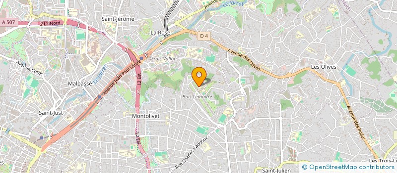 localisation de l'entreprise MADAME MARIE LEROY  MARSEILLE