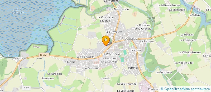 localisation de l'entreprise MADAME MARIE LESCALIER  BEAUSSAIS-SUR-MER