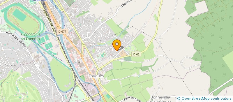 localisation de l'entreprise MADAME MARIE LESGUILLIER MANET  DEAUVILLE