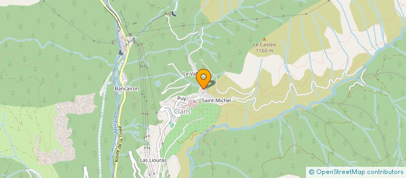 localisation de l'entreprise MADAME MARIE LESNE à CLANS