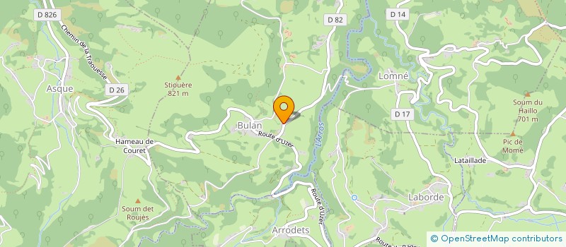 localisation de l'entreprise MADAME MARIE LESPINASSE  CHELLE-SPOU