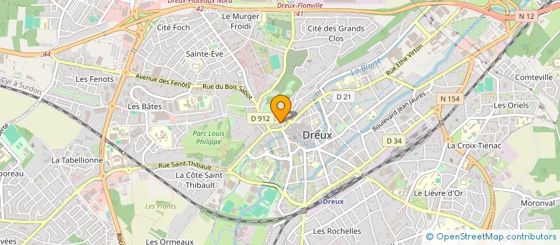 localisation de l'entreprise MADAME MARIE LESUEUR à DREUX
