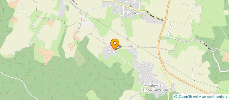 localisation de l'entreprise MADAME MARIE LETHUILLIER  LOUVETOT