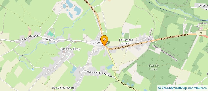 localisation de l'entreprise MADAME MARIE-LETIZIA CASTELA  ONS-EN-BRAY