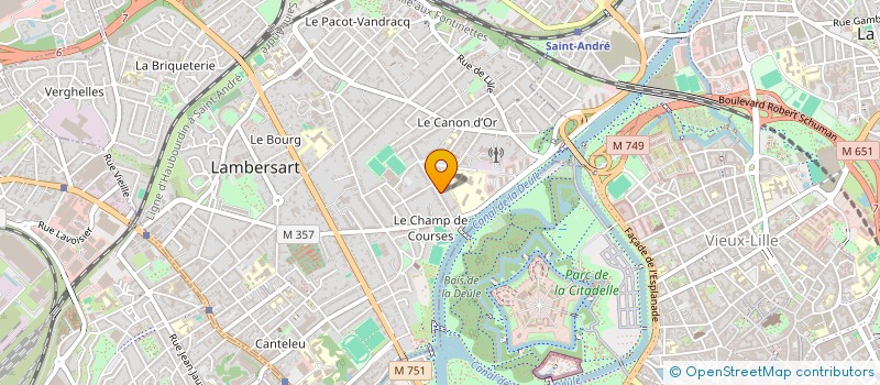 localisation de l'entreprise MADAME MARIE LETOURMY à LILLE