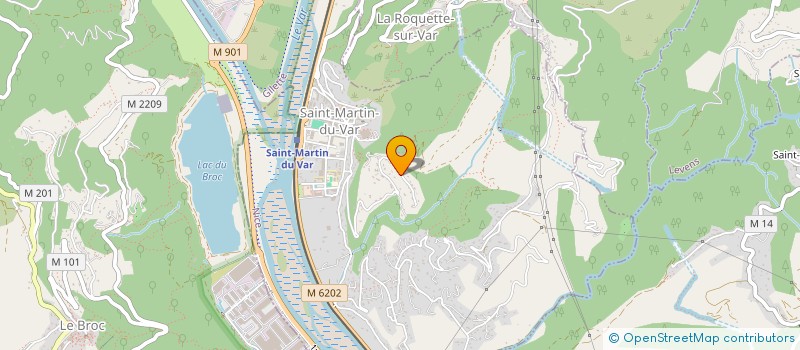 localisation de l'entreprise MADAME MARIE LETOURNIANT  SAINT-MARTIN-DU-VAR