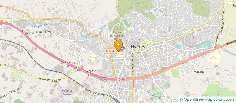 localisation de l'entreprise MADAME MARIE LETROSNE  HYERES