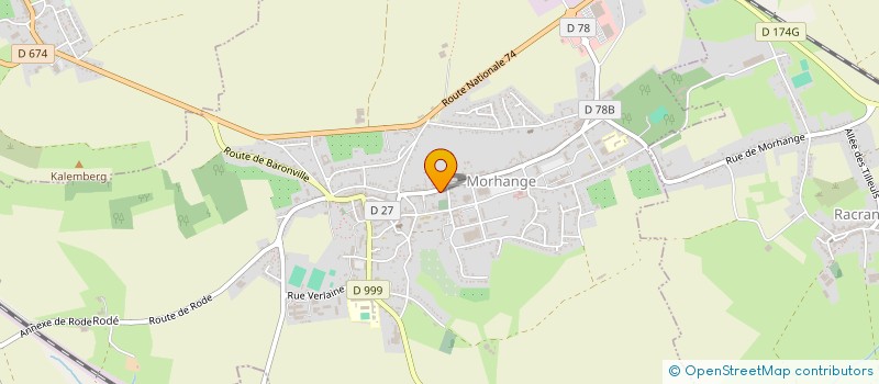 localisation de l'entreprise MADAME MARIE LETT à MORHANGE