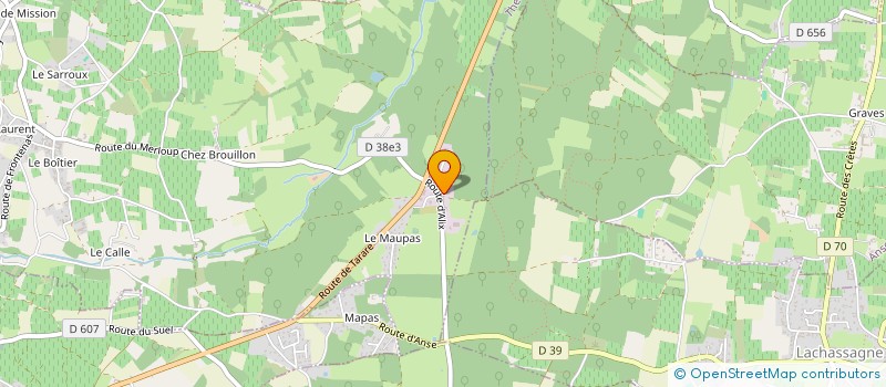 localisation de l'entreprise MADAME MARIE LEVAILLANT  THEIZE