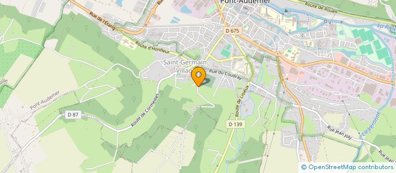 localisation de l'entreprise MADAME MARIE LEVASSEUR  PONT-AUDEMER