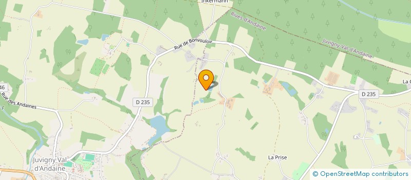 localisation de l'entreprise MADAME MARIE LEVASSEUR à BAGNOLES-DE-L'ORNE-NORMANDIE