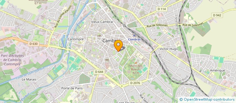 localisation de l'entreprise MADAME MARIE LEVEAUX  CAMBRAI