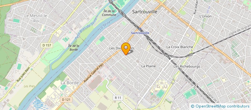 localisation de l'entreprise MADAME MARIE LEVENEUR à SARTROUVILLE