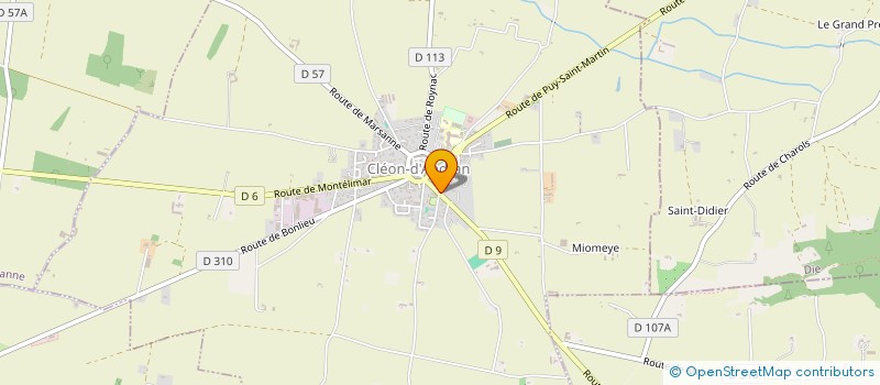 localisation de l'entreprise MADAME MARIE LEVITAN  CLEON D'ANDRAN