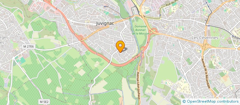 localisation de l'entreprise MADAME MARIE LEVY  JUVIGNAC