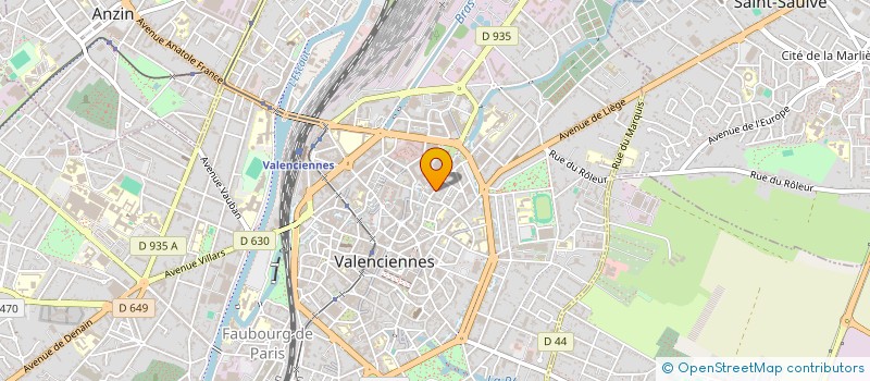 localisation de l'entreprise MADAME MARIE LEVY à VALENCIENNES