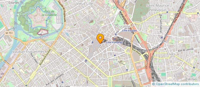 localisation de l'entreprise MADAME MARIE LEVY à LILLE