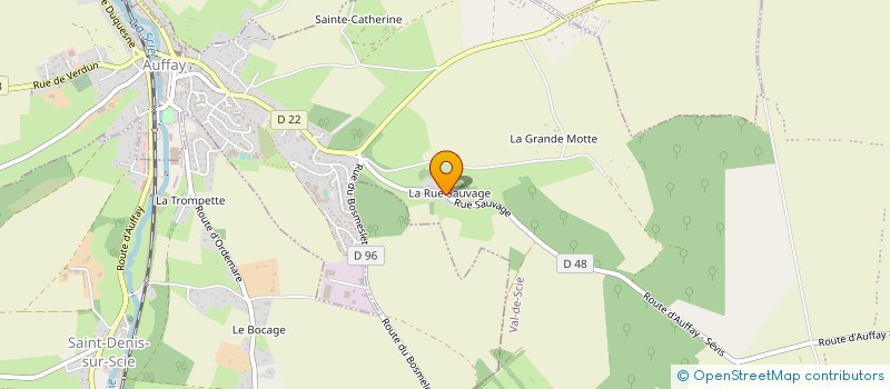 localisation de l'entreprise MADAME MARIE LHERNAULT  VAL-DE-SCIE