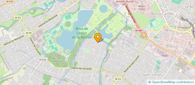 localisation de l'entreprise MADAME MARIE LHOMMET à TOURNEFEUILLE