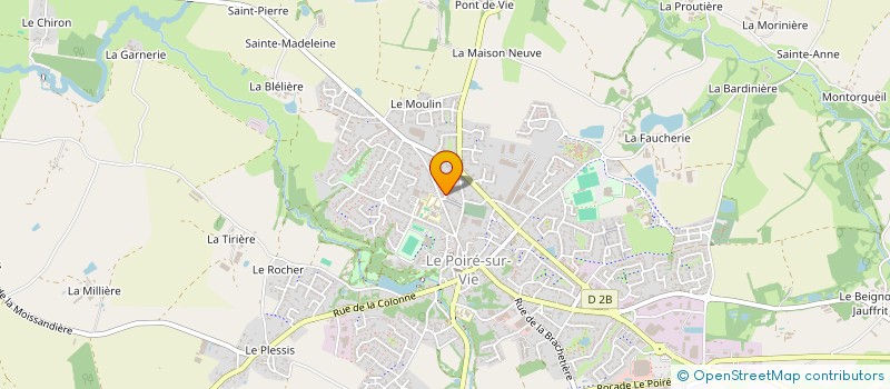 localisation de l'entreprise MADAME MARIE LHUILLIER  LE POIRE-SUR-VIE