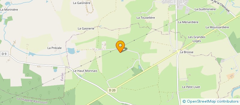 localisation de l'entreprise MADAME MARIE LHUISSIER  EVRON