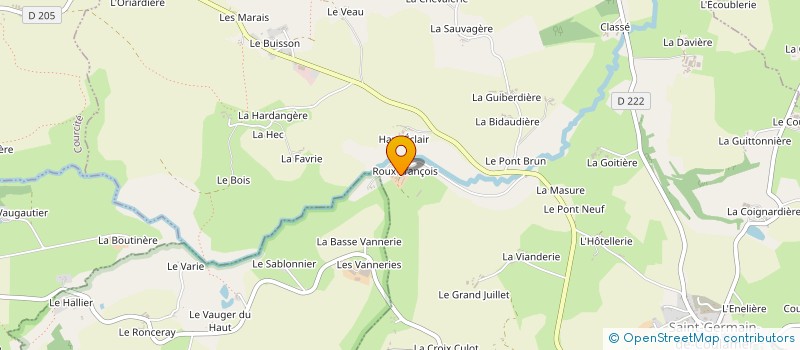 localisation de l'entreprise MADAME MARIE LHUISSIER à SAINT-GERMAIN-DE-COULAMER