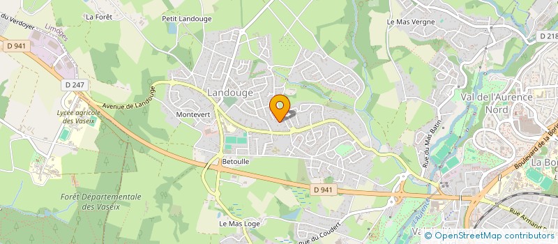 localisation de l'entreprise MADAME MARIE-LIA CAZILLAC à LIMOGES