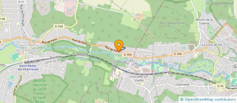 localisation de l'entreprise MADAME MARIE-LIANE THOMAS  SAINT-REMY-LES-CHEVREUSE