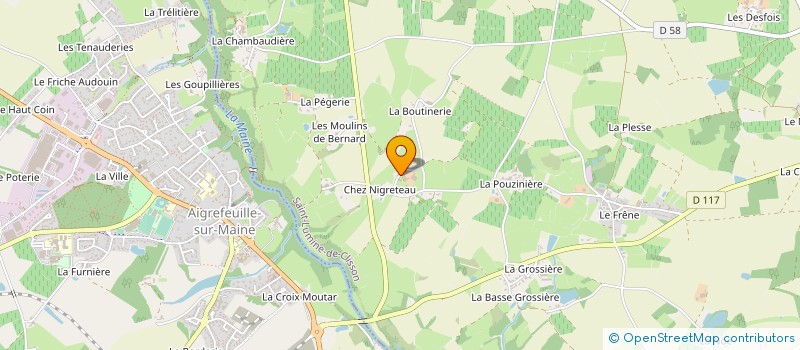 localisation de l'entreprise MADAME MARIE LIAUMET à SAINT-HILAIRE-DE-CLISSON