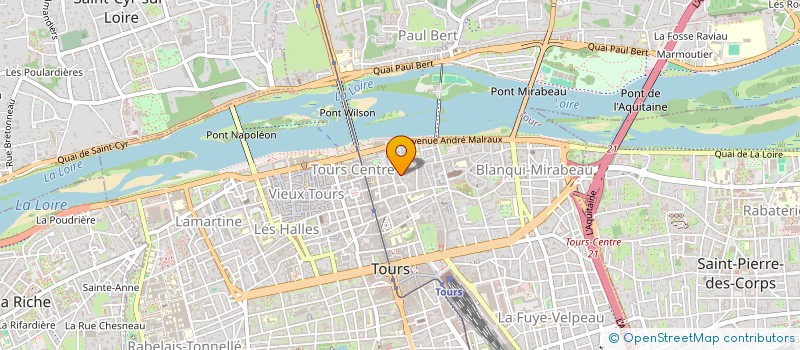 localisation de l'entreprise MADAME MARIE LIBEROS à TOURS