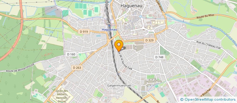 localisation de l'entreprise MADAME MARIE LIDY  HAGUENAU