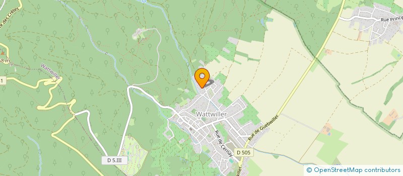 localisation de l'entreprise MADAME MARIE LIENHARDT  WATTWILLER